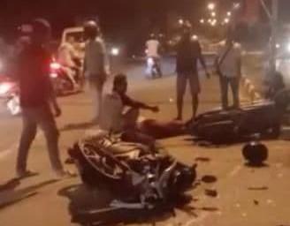 Dua Pelajar Tanjungpinang Kritis Tabrakan di Batu 14